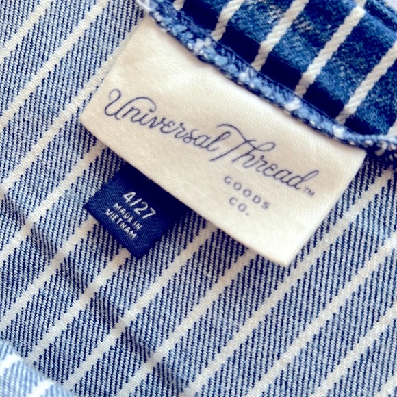 Denim stripe jumpsuit - Picture 7 of 8